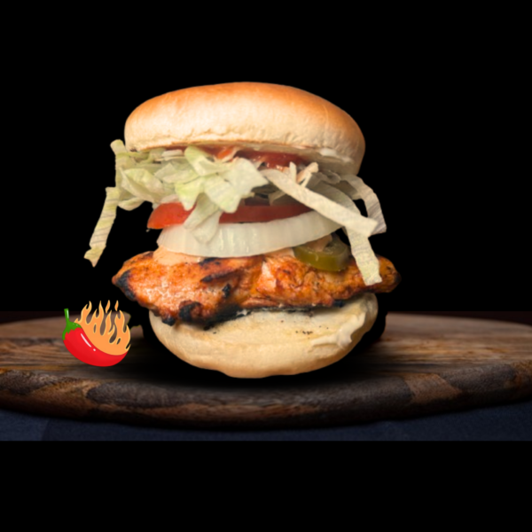 Spicy Chicken Steak Burger